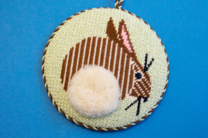 Charley Harper bunny ornament